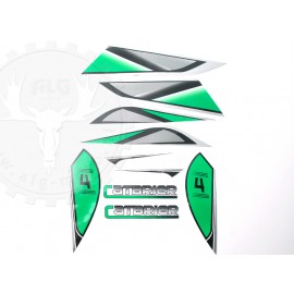 Stickerset Bashan green
