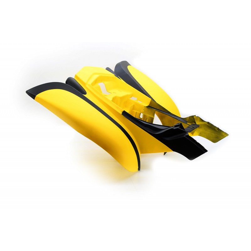 rear fender bashan yellow/black